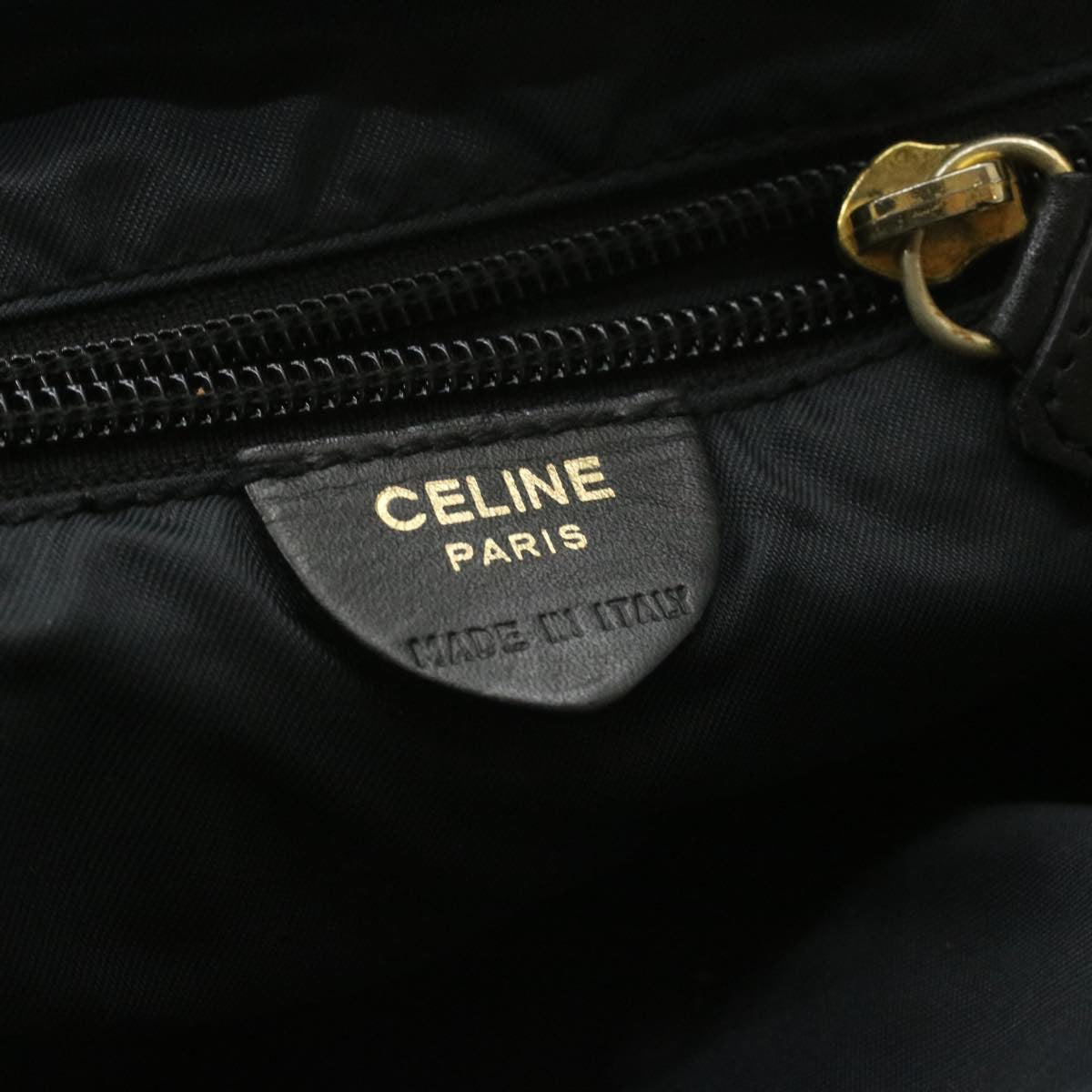 Celine Nylon Tote Bag Black  am173g