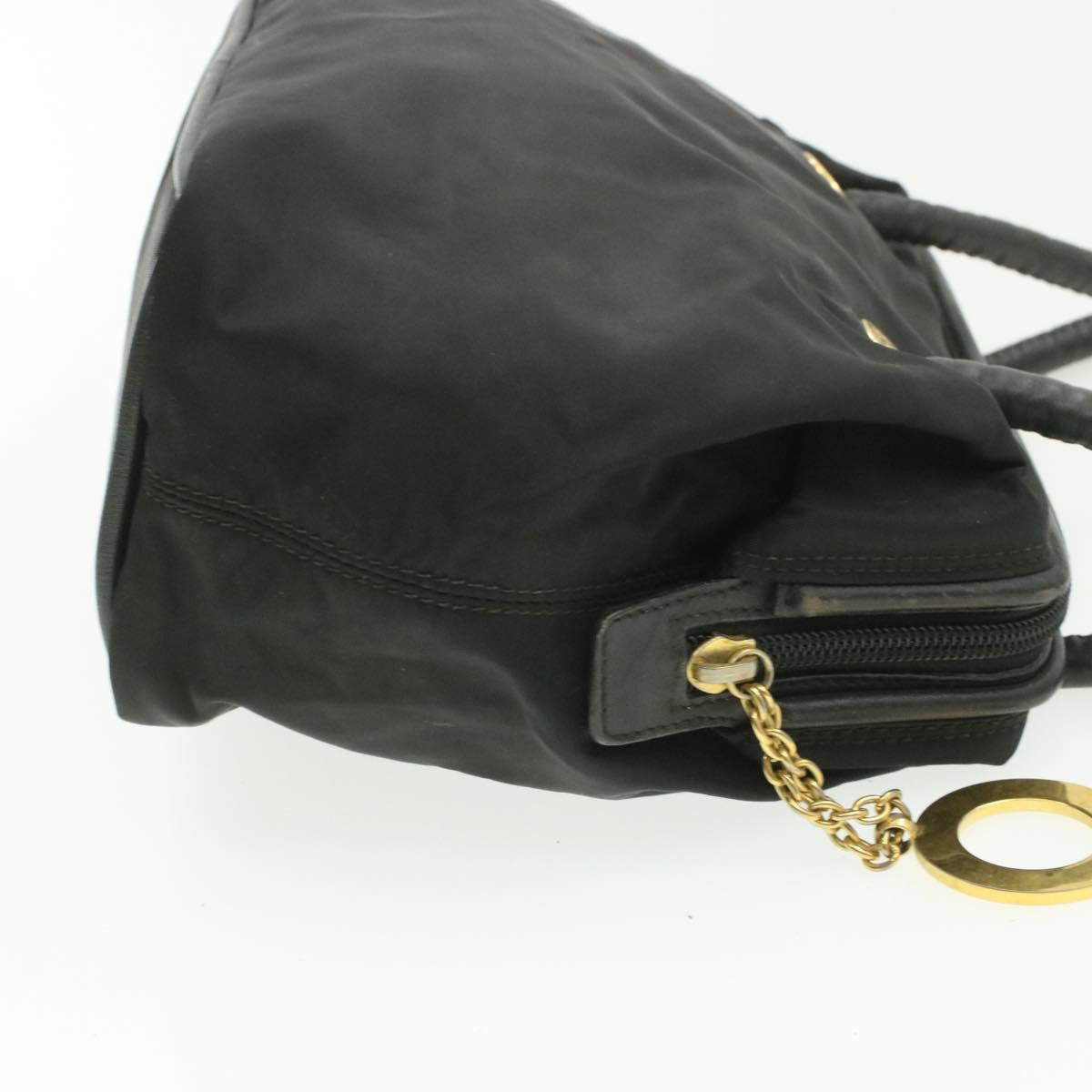 Celine Nylon Tote Bag Black  am173g