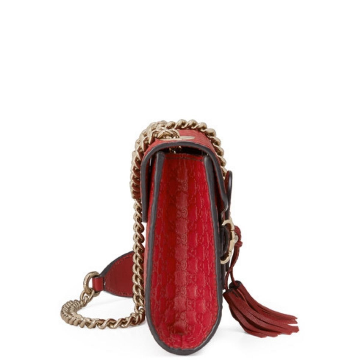 Red Emily Guccissima Mini Shoulder Bag