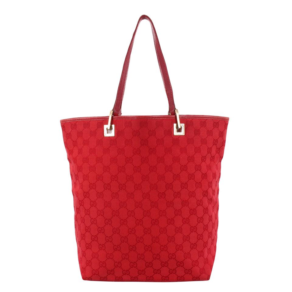 Gucci Monogram Canvas Large Tote (Authentic Pre-Owned)