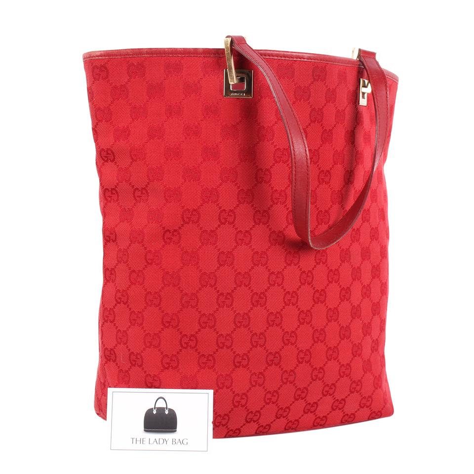 Gucci Monogram Canvas Large Tote (Authentic Pre-Owned)