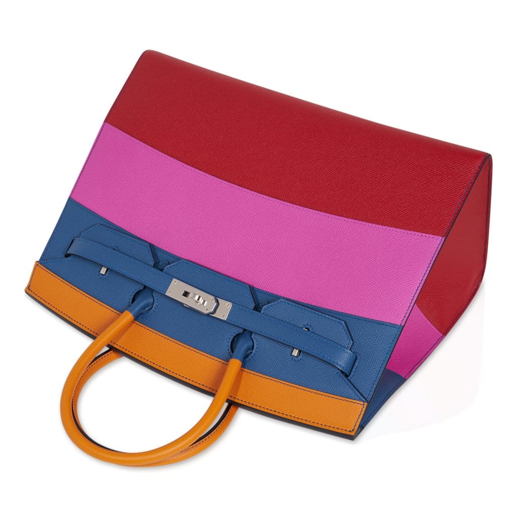 Hermes Sunset Rainbow Sellier Birkin 35 Limited Edition Bag