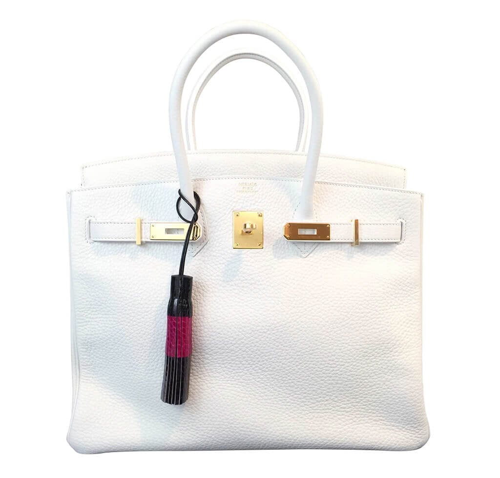 Hermès Birkin 35 Bag Blanc Taurillon Clemence