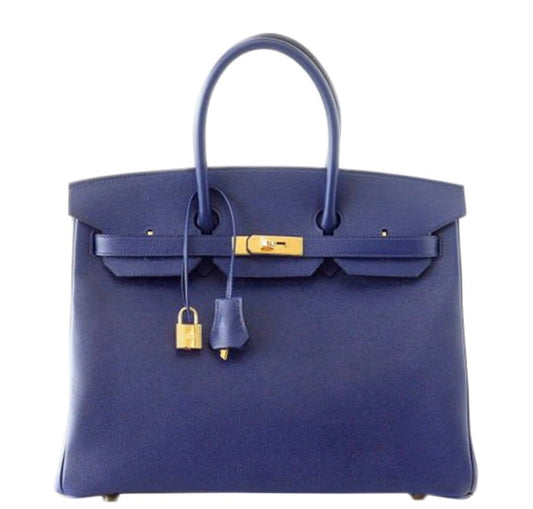 Hermès Birkin 35 Bag Bleu Saphir Epsom Leather