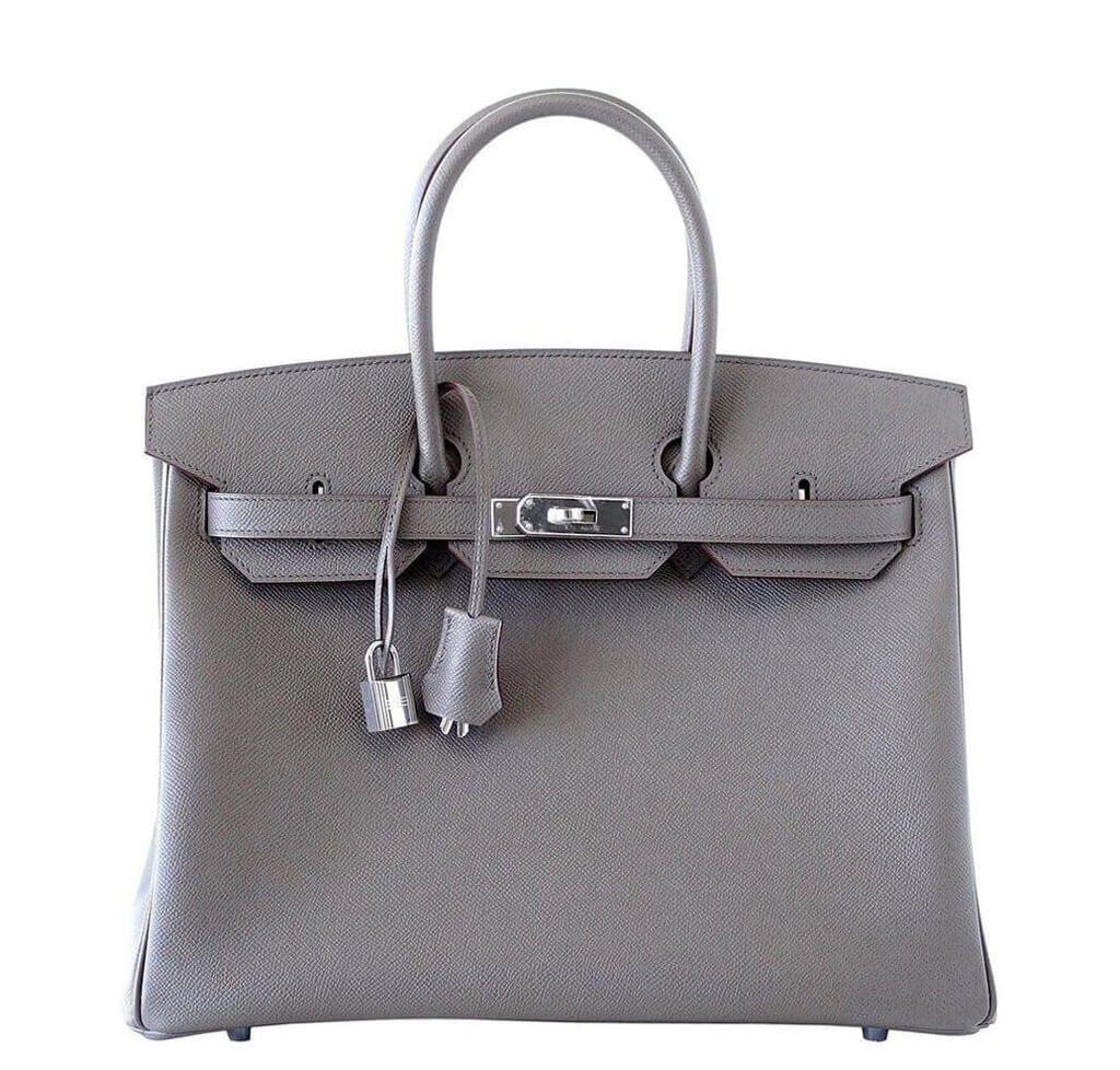 Hermès Special Order Birkin 35 Bag Etain