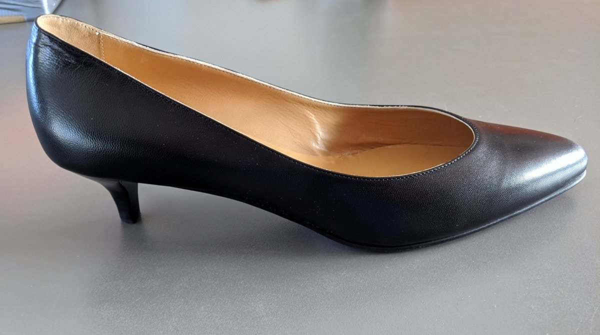 Hermes [SH11] Black Box FAUBOURG Pointed Toe Women Shoes Sz 40 BNIB!