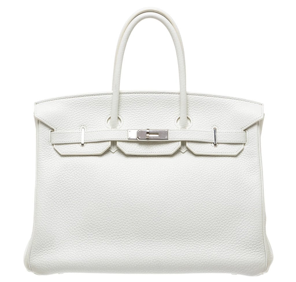 Hermès Togo Birkin Bag 35cm White