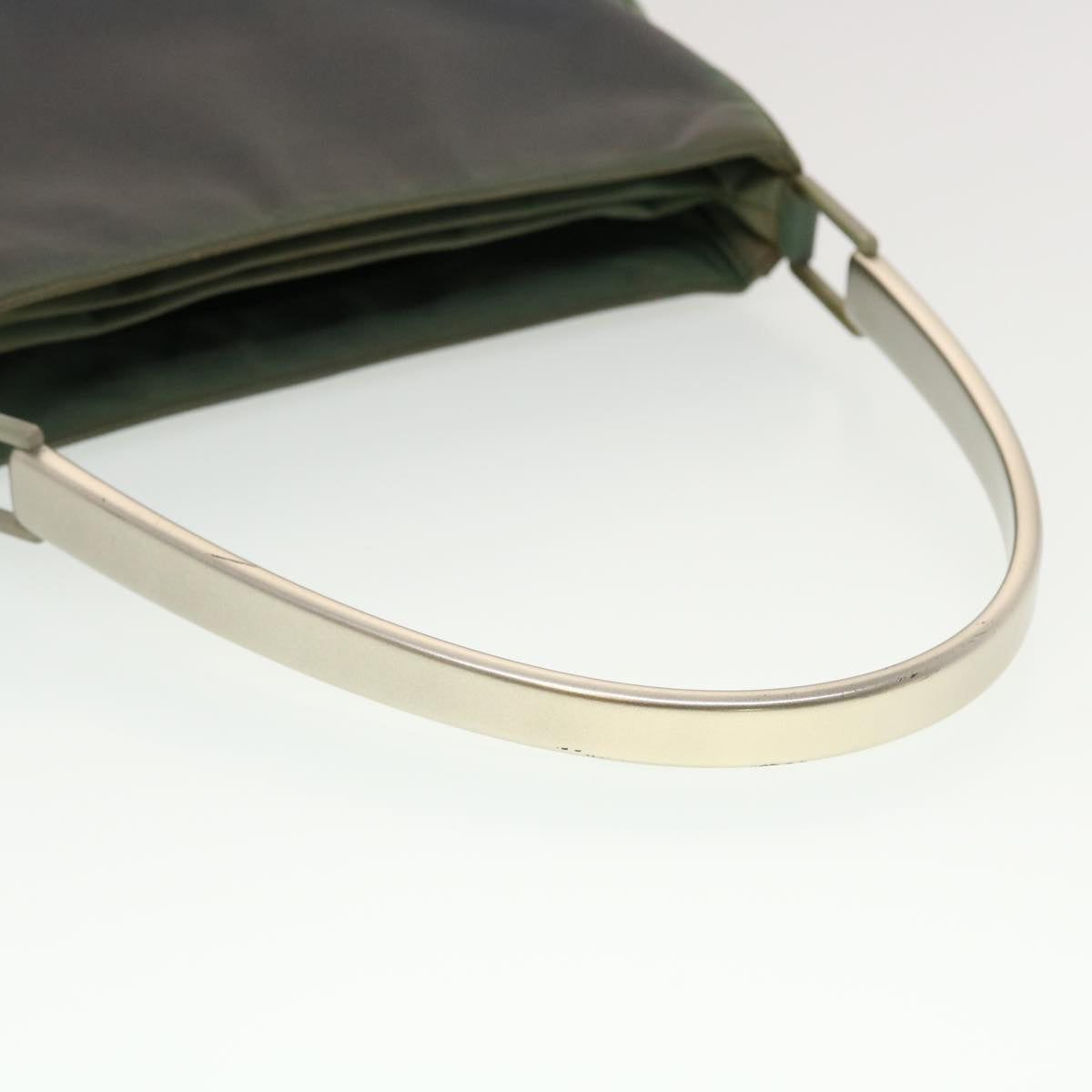 PRADA Shoulder Bag Nylon Gray  hk703