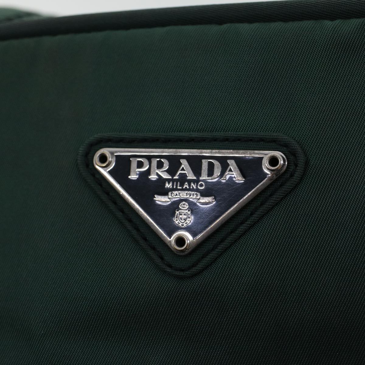 PRADA Tote Bag Nylon Green  hk731