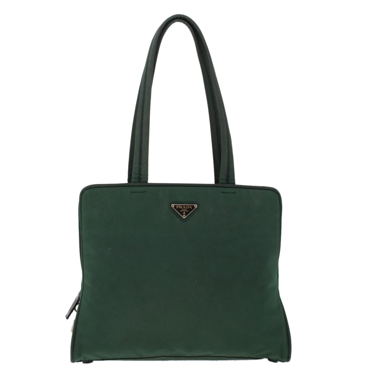 PRADA Tote Bag Nylon Green  hk731