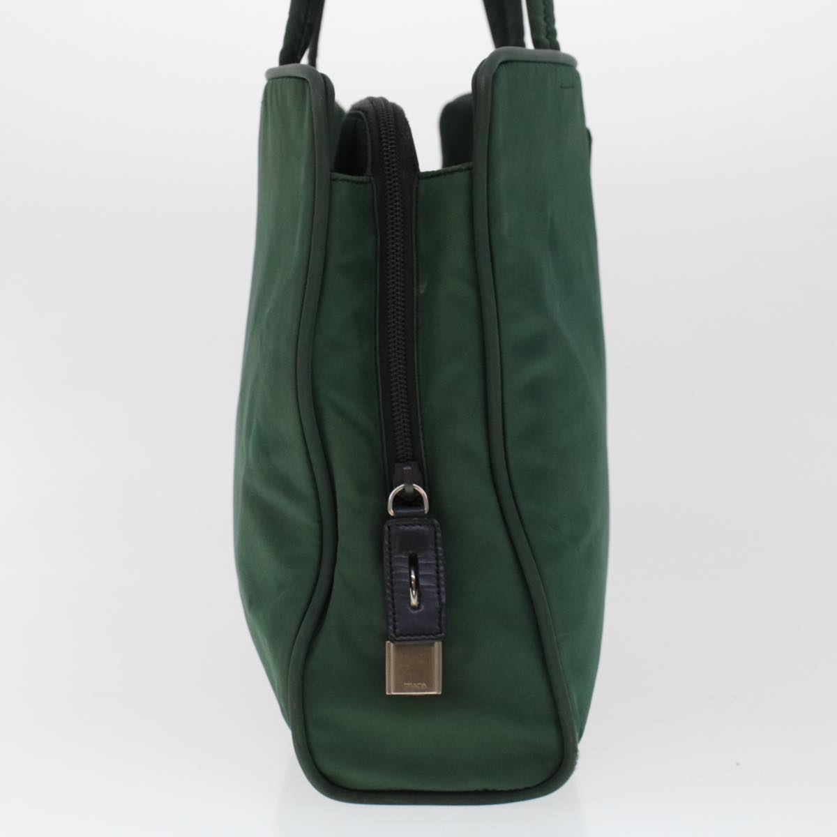 PRADA Tote Bag Nylon Green  hk731