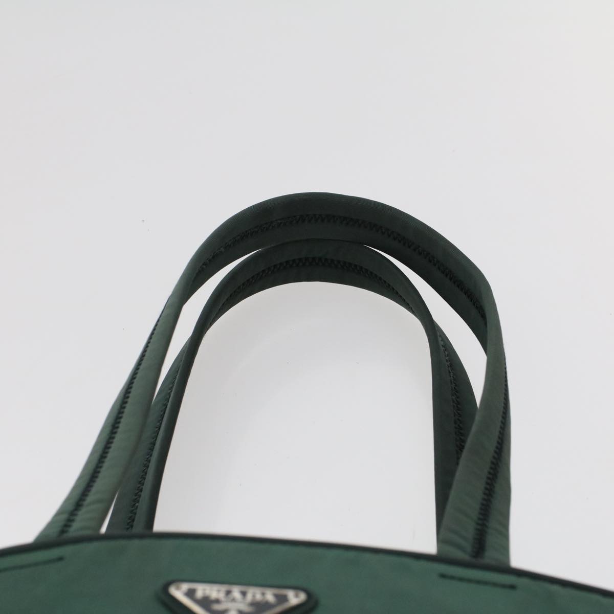 PRADA Tote Bag Nylon Green  hk731