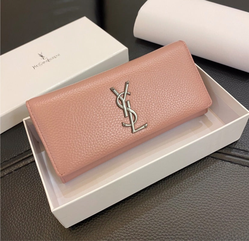 Leather Yves Saint Laurent wallet