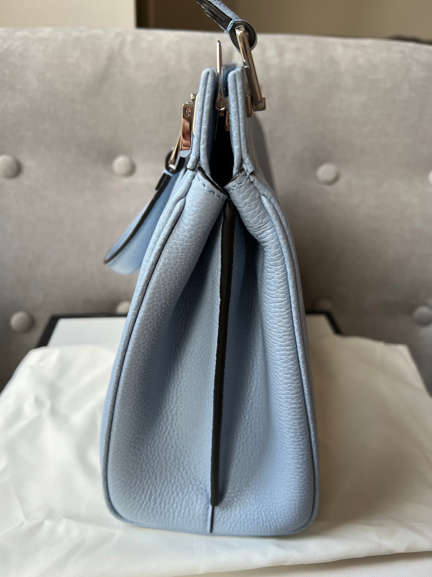 Gucci Pale Blue Medium Zumi Tote