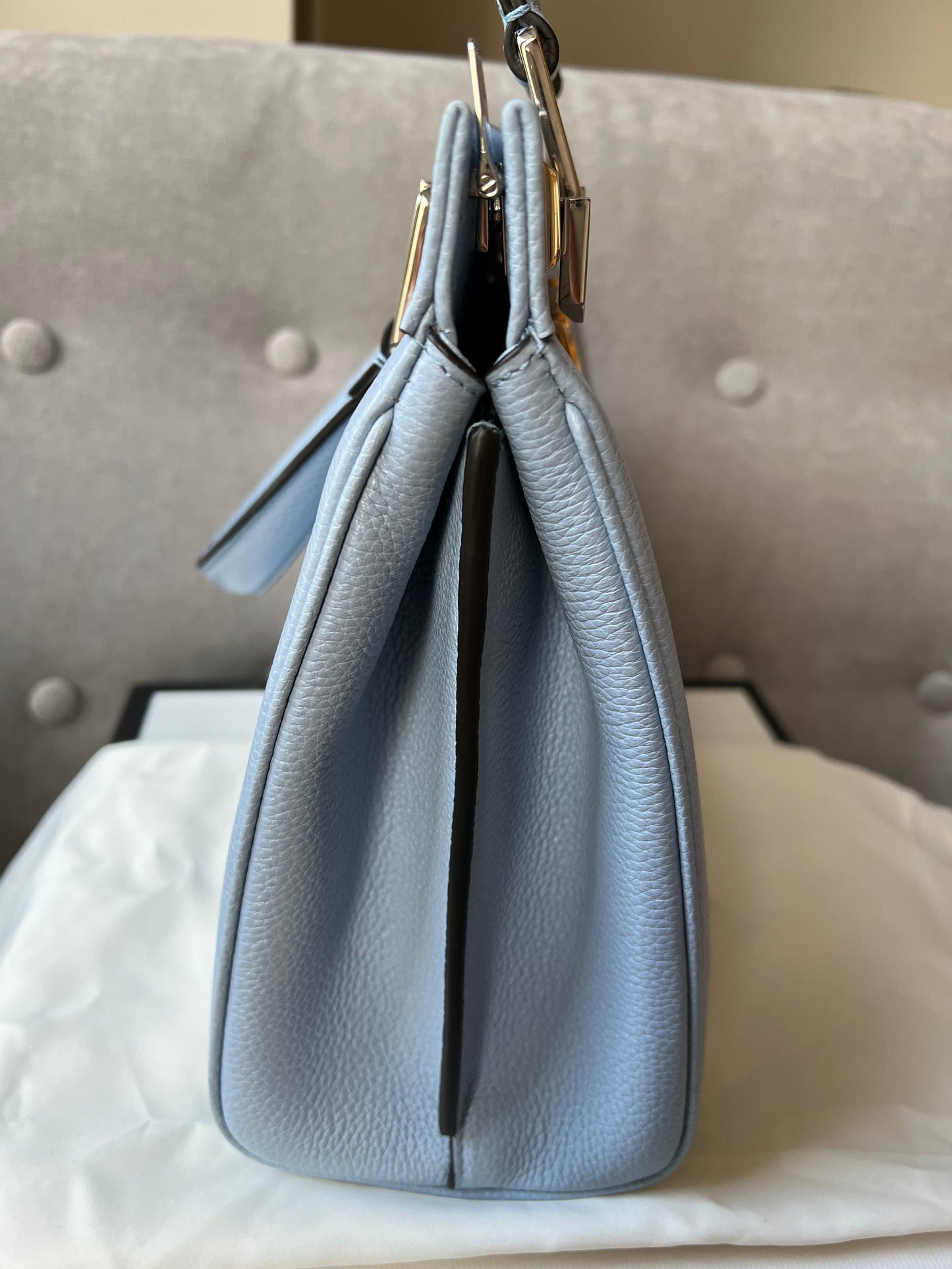 Gucci Pale Blue Medium Zumi Tote