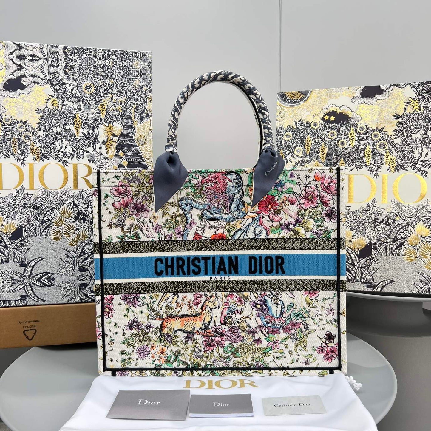 Christian Dior Book Tote Bag