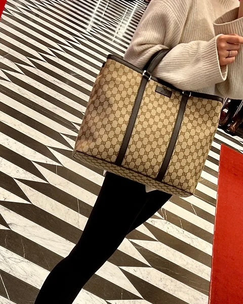 PreOrder Gucci brown GG canvas tote bag