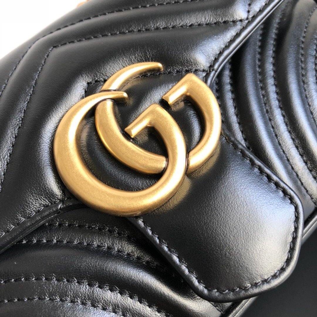 Gucci Marmont Small Matelassé Shoulder Bag