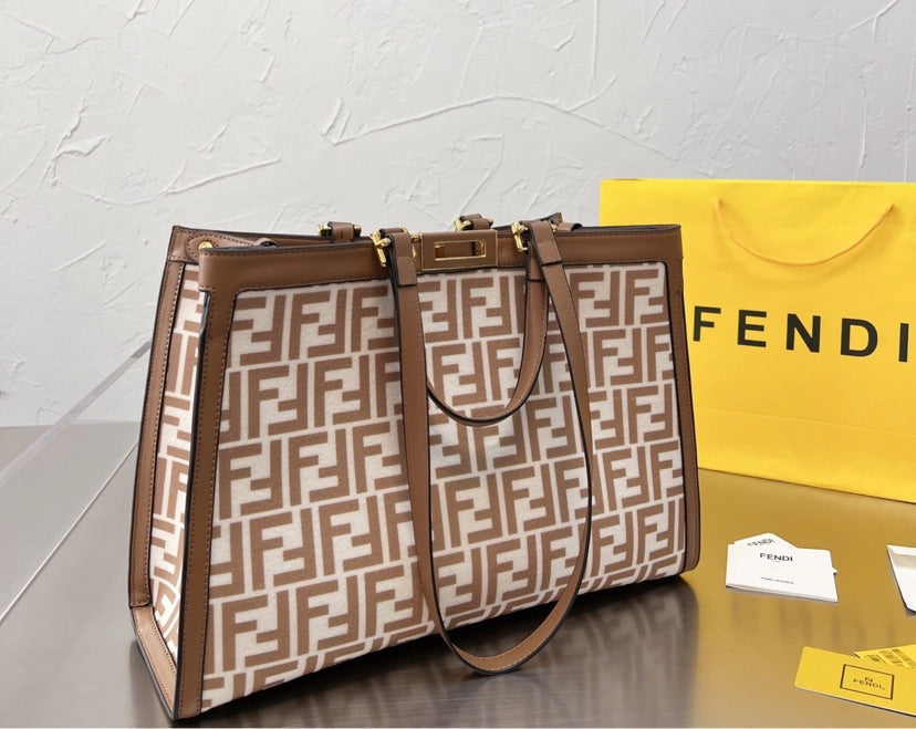 New Large Fendi Peekaboo Tote