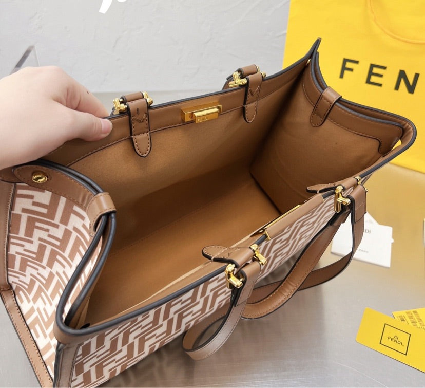 New Large Fendi Peekaboo Tote