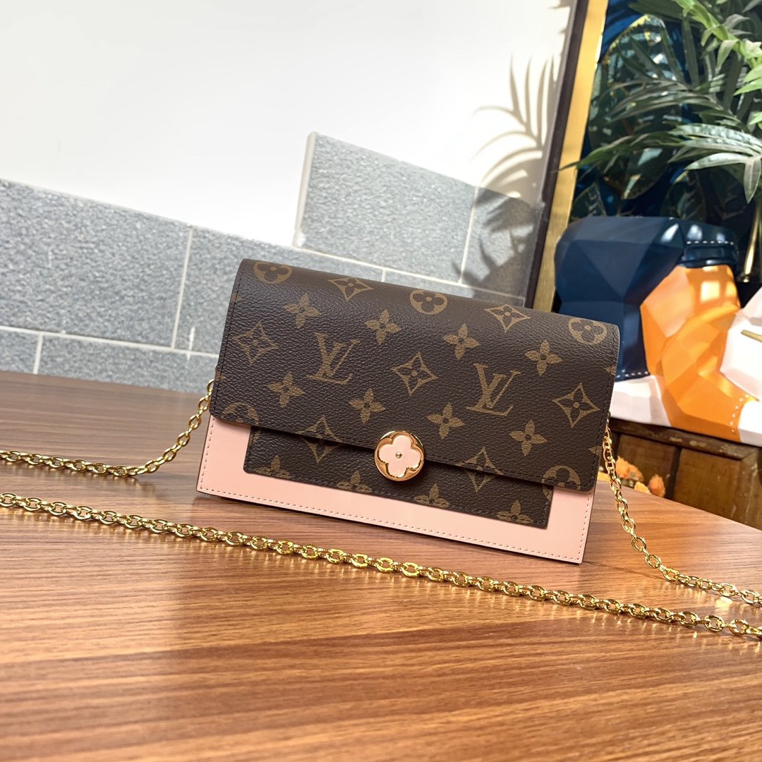 Louis Vuitton Flore Chain Wallet