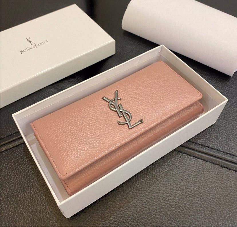 Leather Yves Saint Laurent wallet