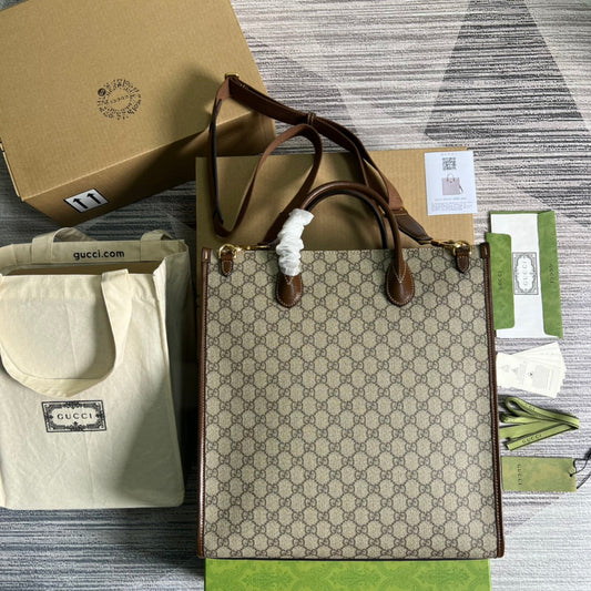 Gucci  Medium Tote Bag  With Interlocking G