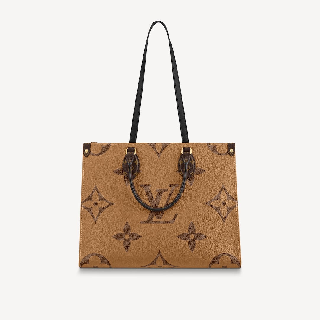 LOUIS VUITTON 2021 OnTheGo MM Monogram Reverse Tote Bag