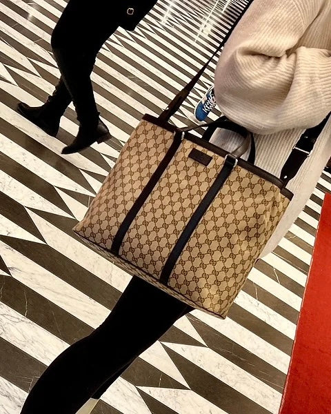 PreOrder Gucci brown GG canvas tote bag