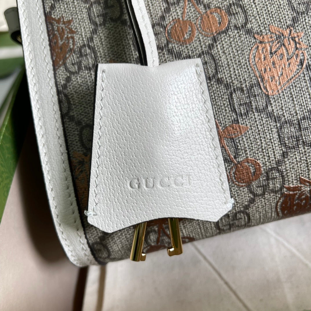 Gucci Padlock Small Berry Tote Bag