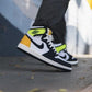 Designer Air Jordan 1 Vlot Gold High Q ( Customs And Box ), Jordan 1 Sneakers Active
