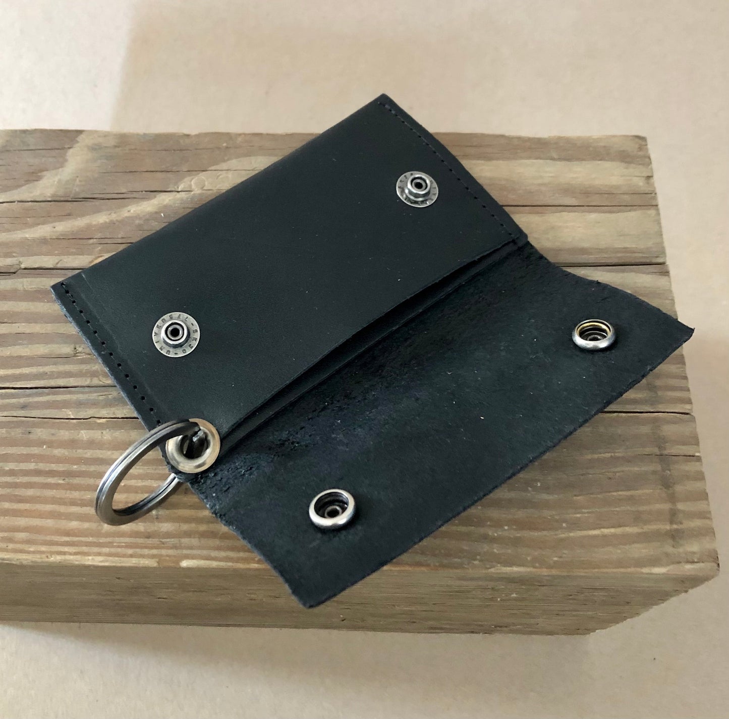 Mini trucker wallet / key ring