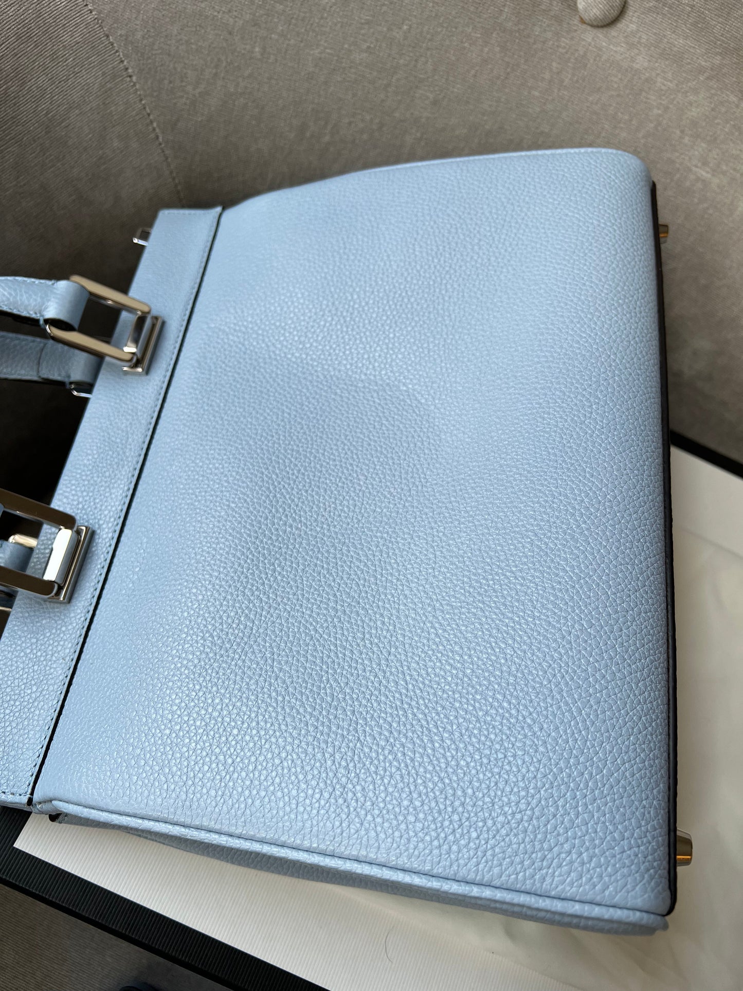 Gucci Pale Blue Medium Zumi Tote