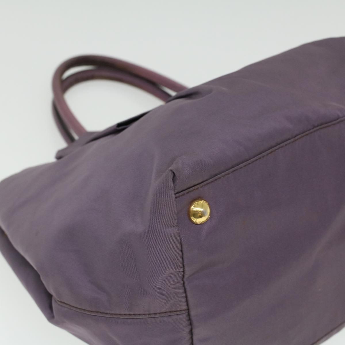 PRADA Hand Bag Nylon Purple  jk3011