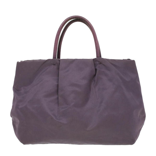 PRADA Hand Bag Nylon Purple  jk3011