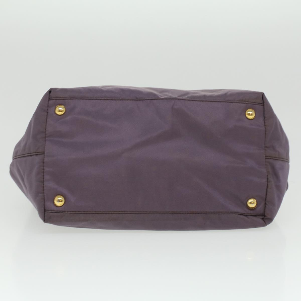 PRADA Hand Bag Nylon Purple  jk3011