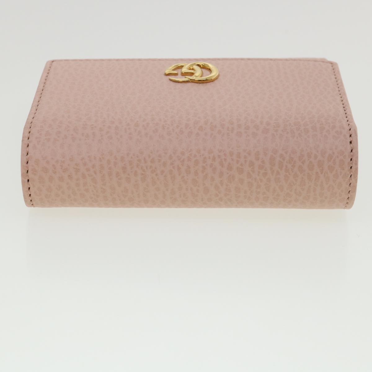 GUCCI GG Marmont Wallet Leather Pink 546584 Auth ki2633