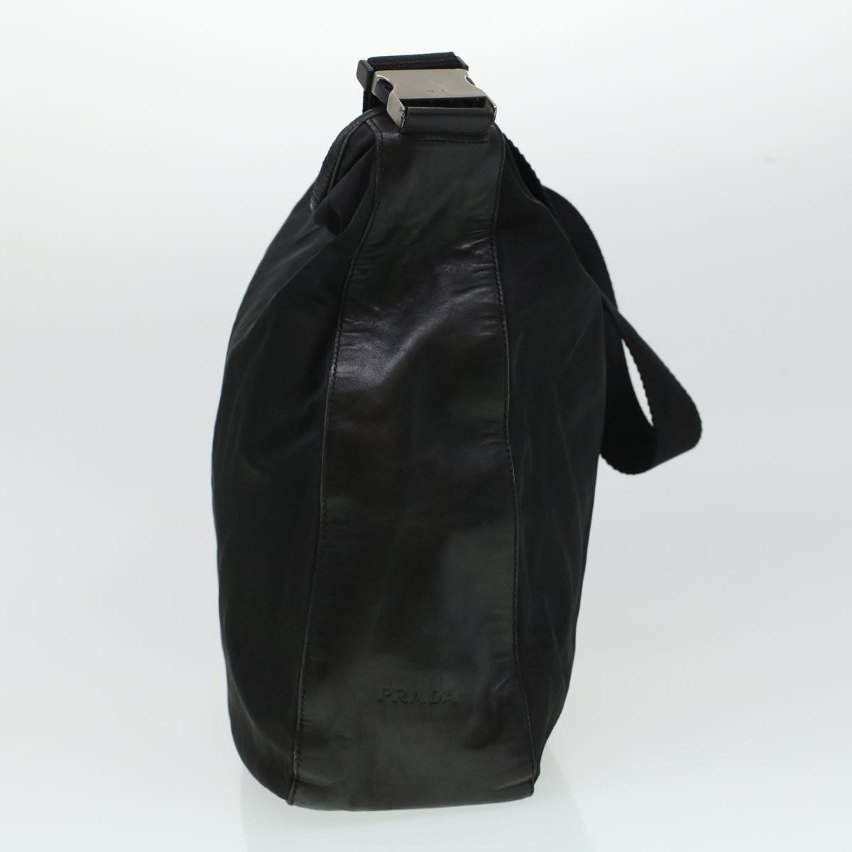 PRADA Shoulder Bag Nylon Black  ki3007