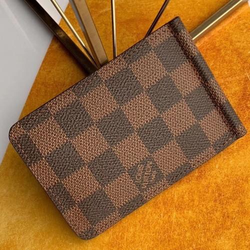 Louis Vuitton Pince Wallet Damier Ebene Brown