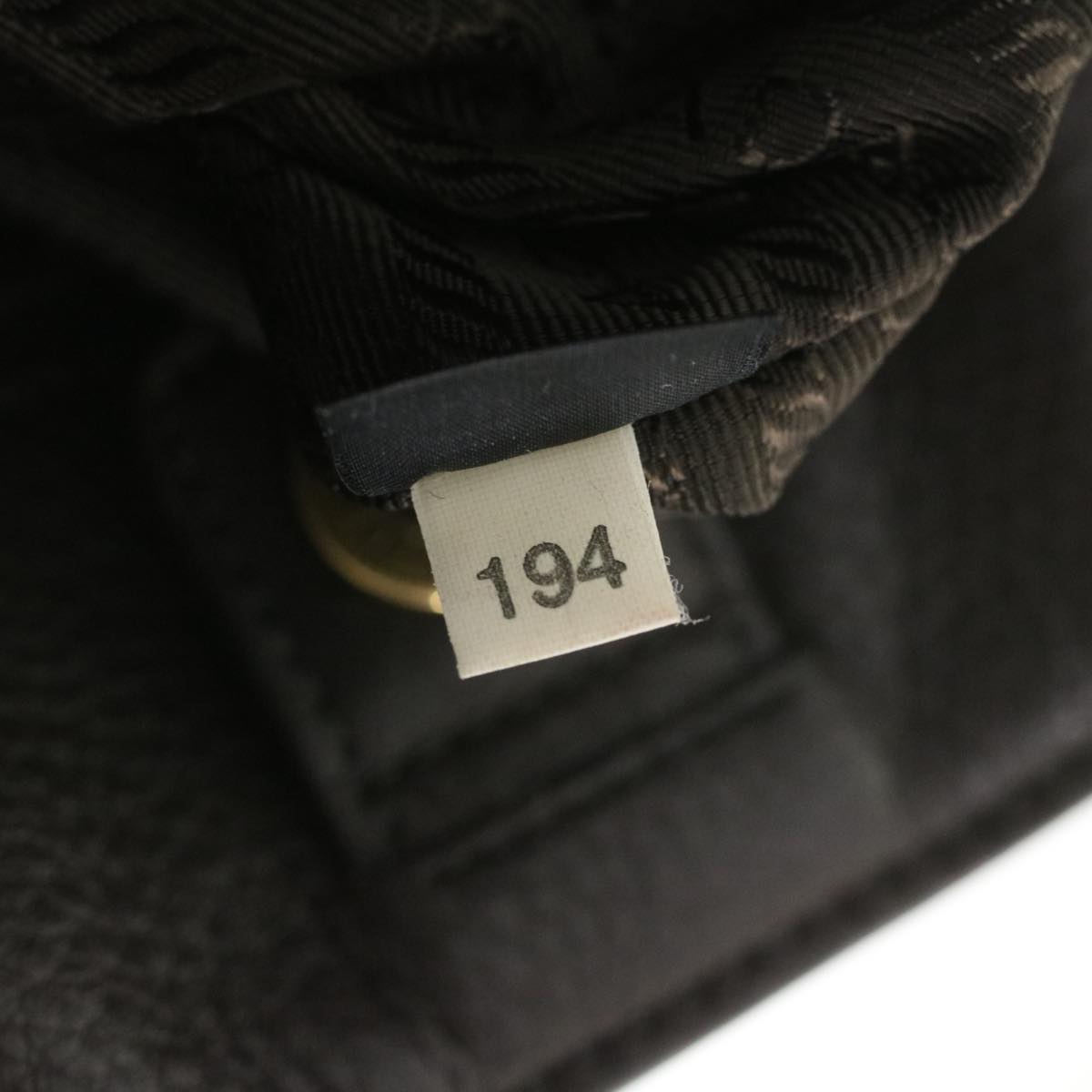 PRADA Hand Bag Nylon 2way Black  kk163