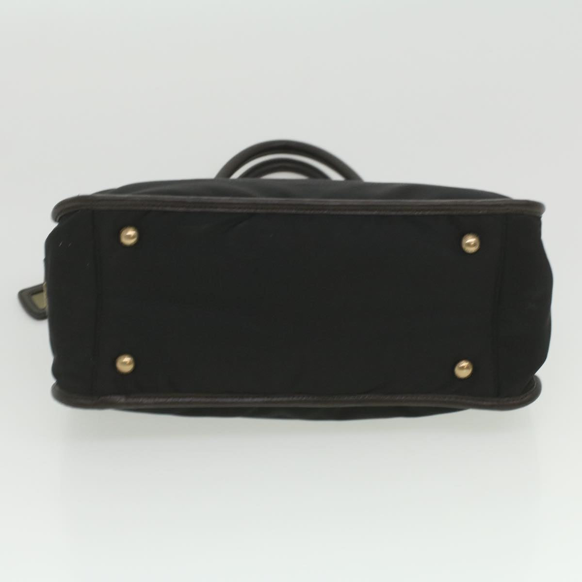 PRADA Hand Bag Nylon 2way Black  kk163