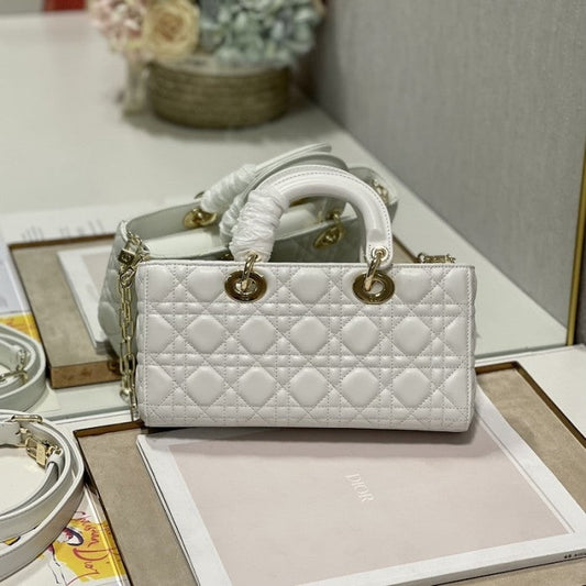 Dior Lady D-Joy Bag White Cannage Lambskin