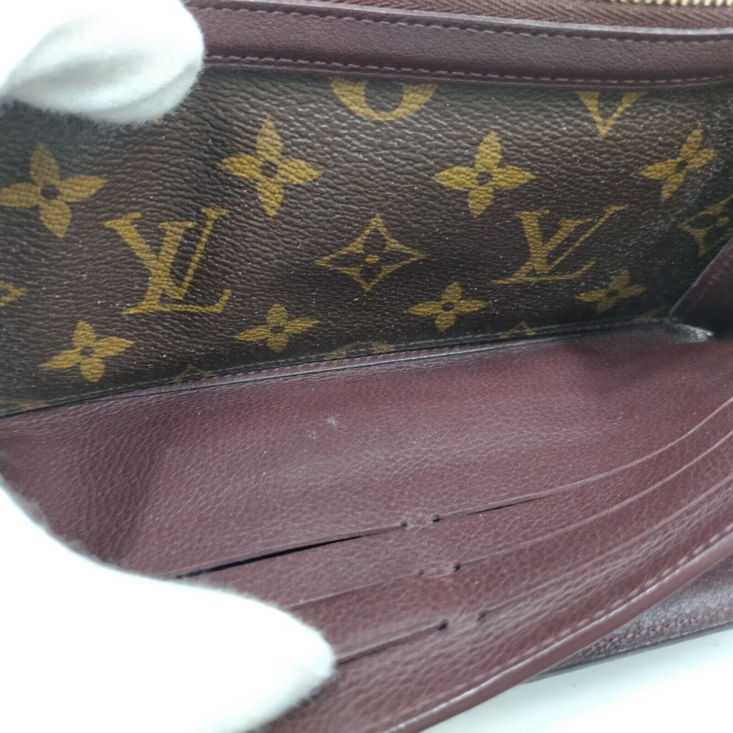 Louis Vuitton Brown Monogram Long Wallet