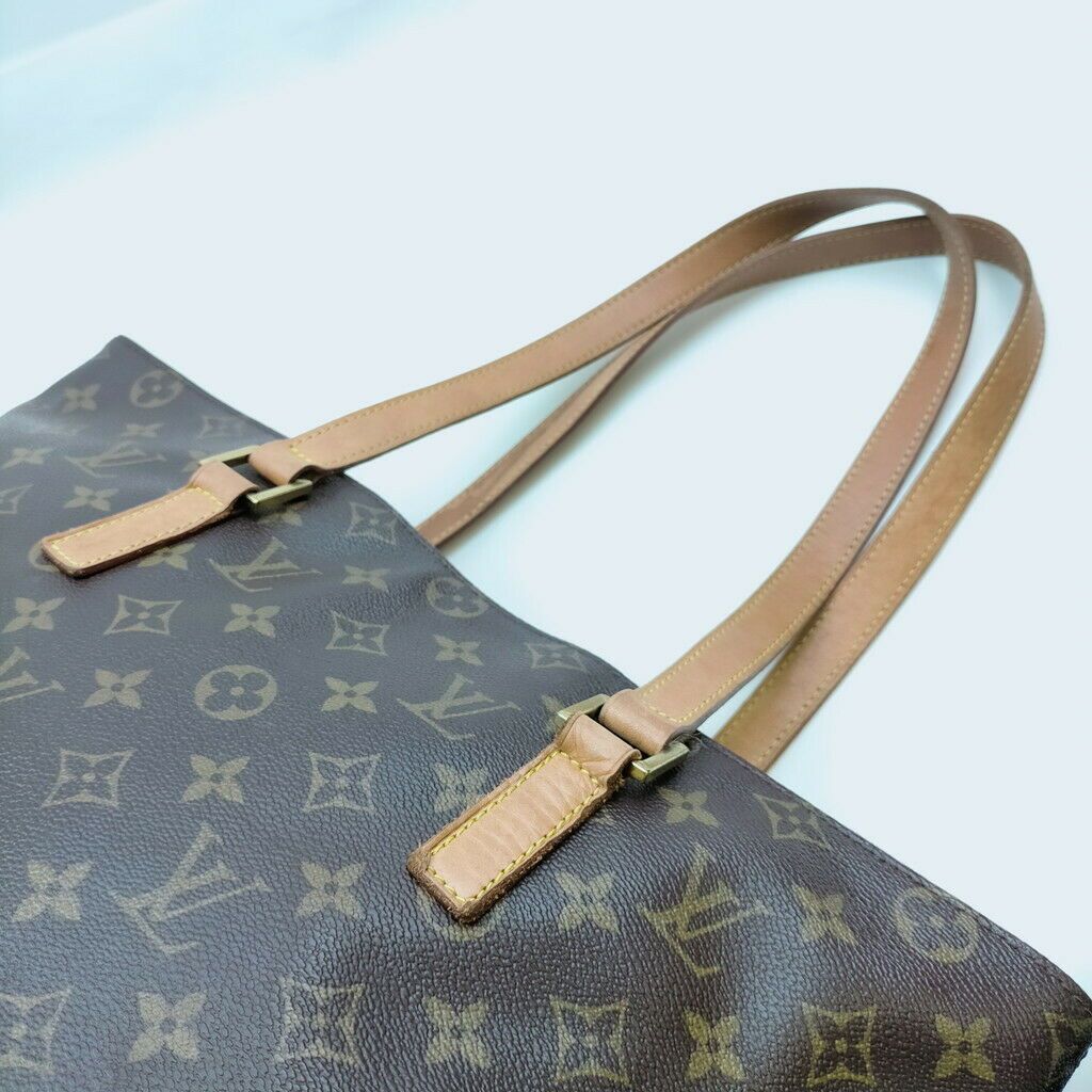 Louis Vuitton Cabas Mezzo Brown Monogram Tote Bag