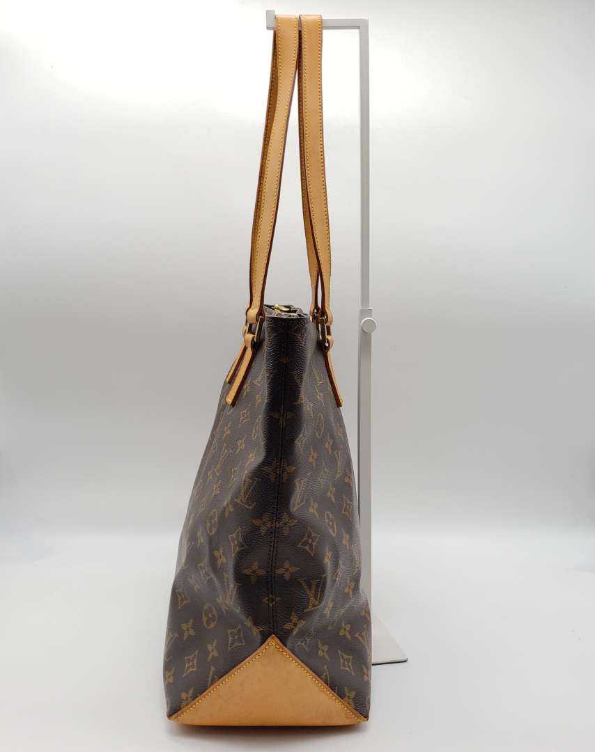 Louis Vuitton Cabas Mezzo Browns Monogram Tote Bag