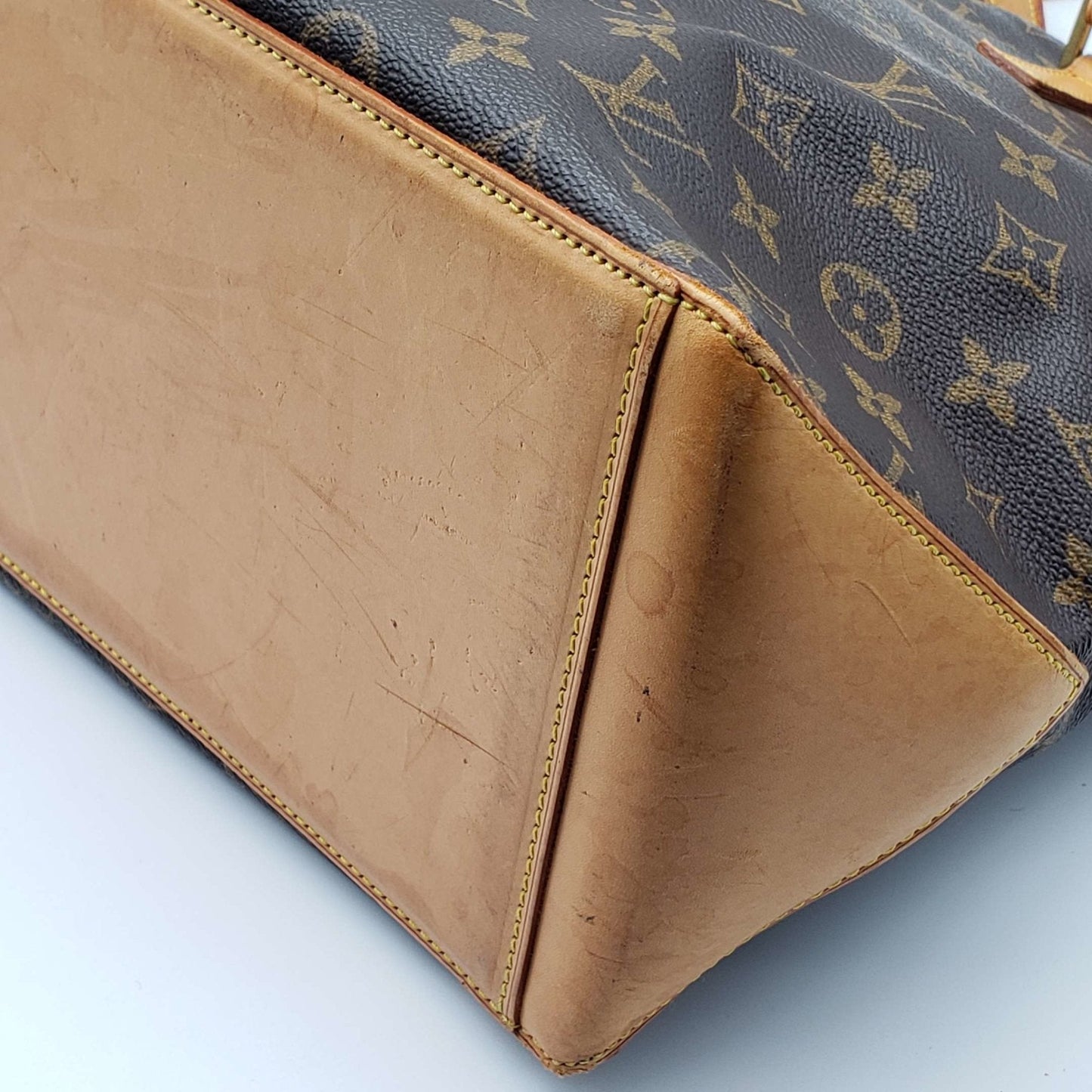 Louis Vuitton Cabas Mezzo Browns Monogram Tote Bag