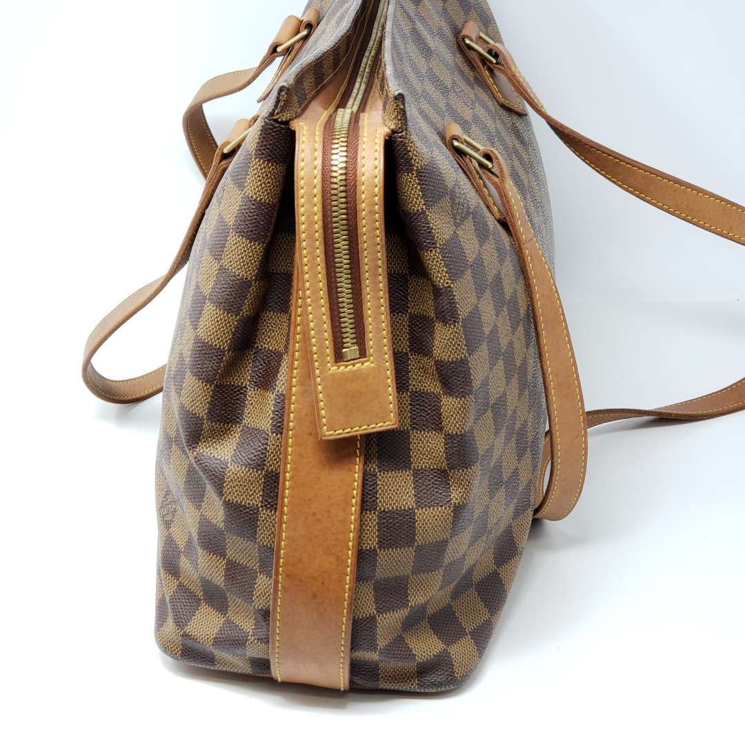 Louis Vuitton Damier Ebeme Columbine Tote Bag