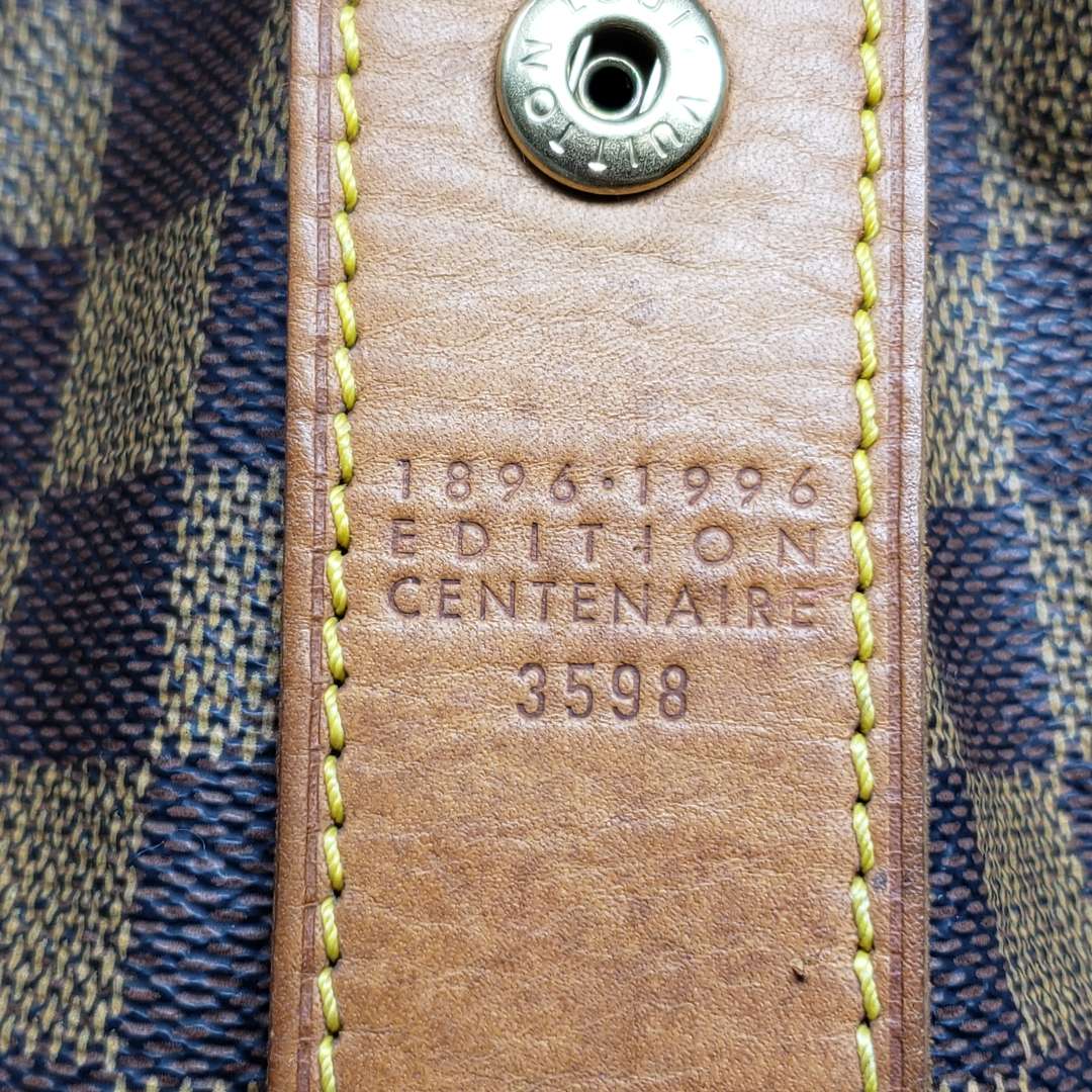 Louis Vuitton Damier Ebeme Columbine Tote Bag