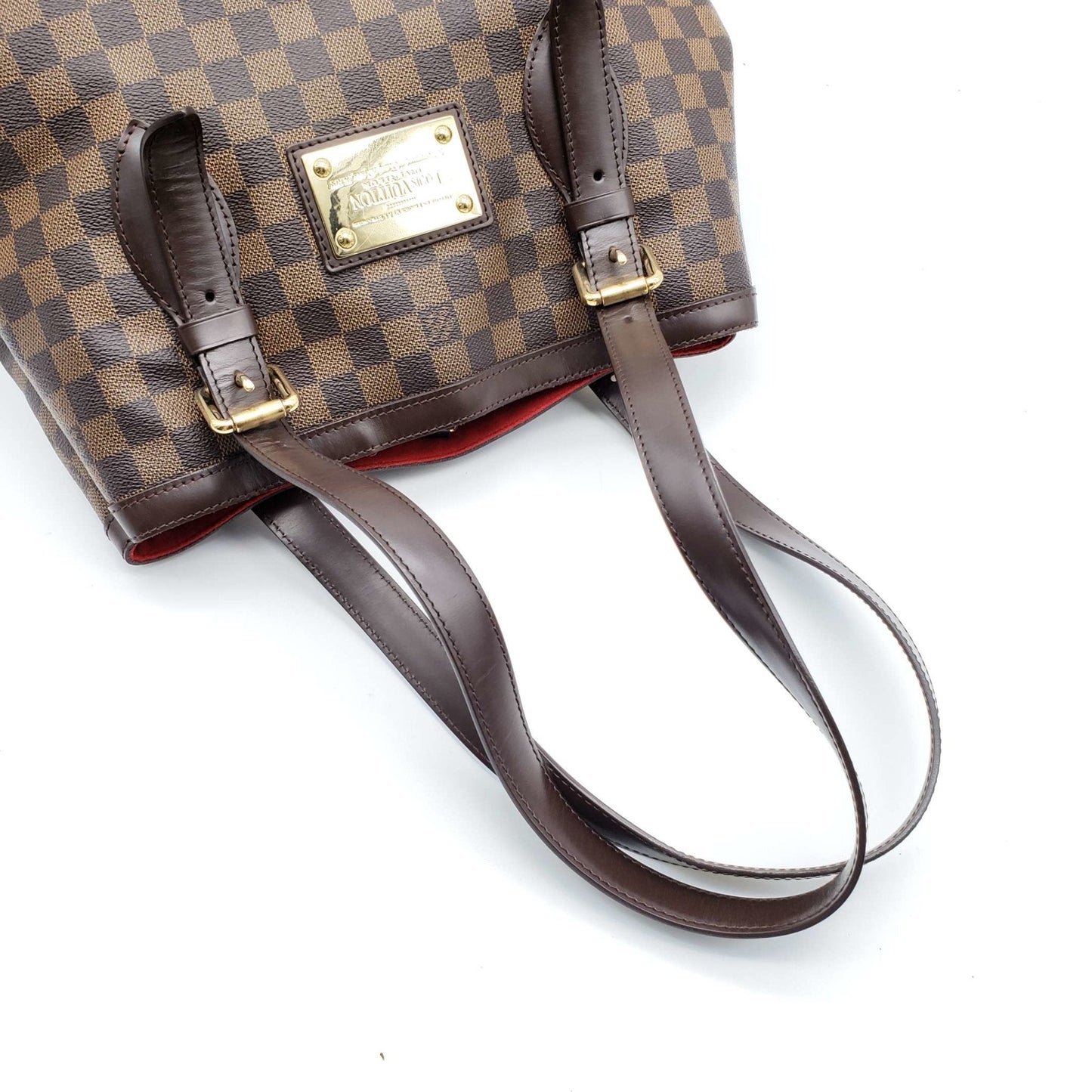 Louis Vuitton Hampstead MM Damier Ebene Tote Bag