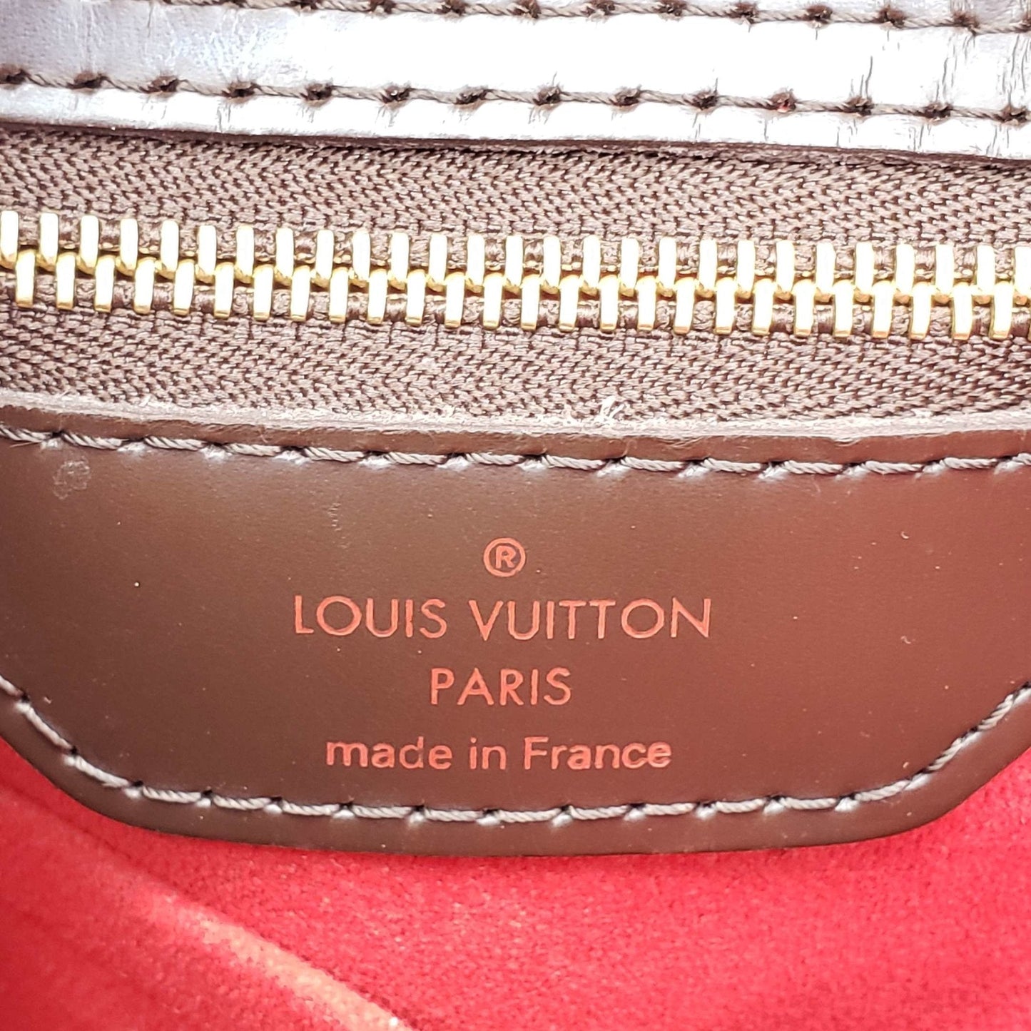 Louis Vuitton Hampstead MM Damier Ebene Tote Bag